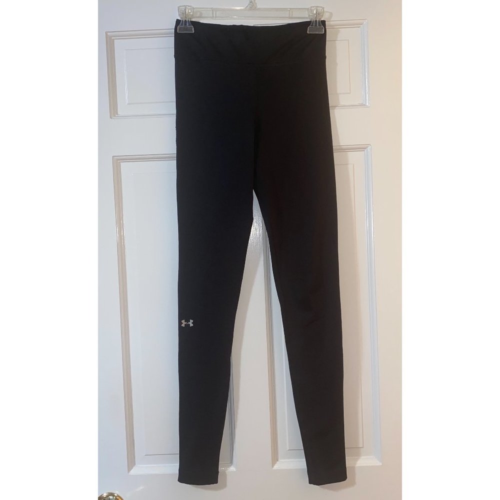 Under Armour Cold Gear Black Leggings, Size Small